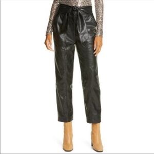 NWT Joie high waisted faux leather pants